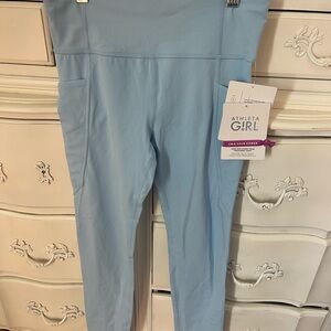 Athleta Girl Light Blue Leggings